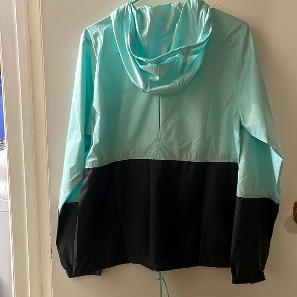 Colombia Black/Sky Blue Windbreaker - Picture 2 of 4